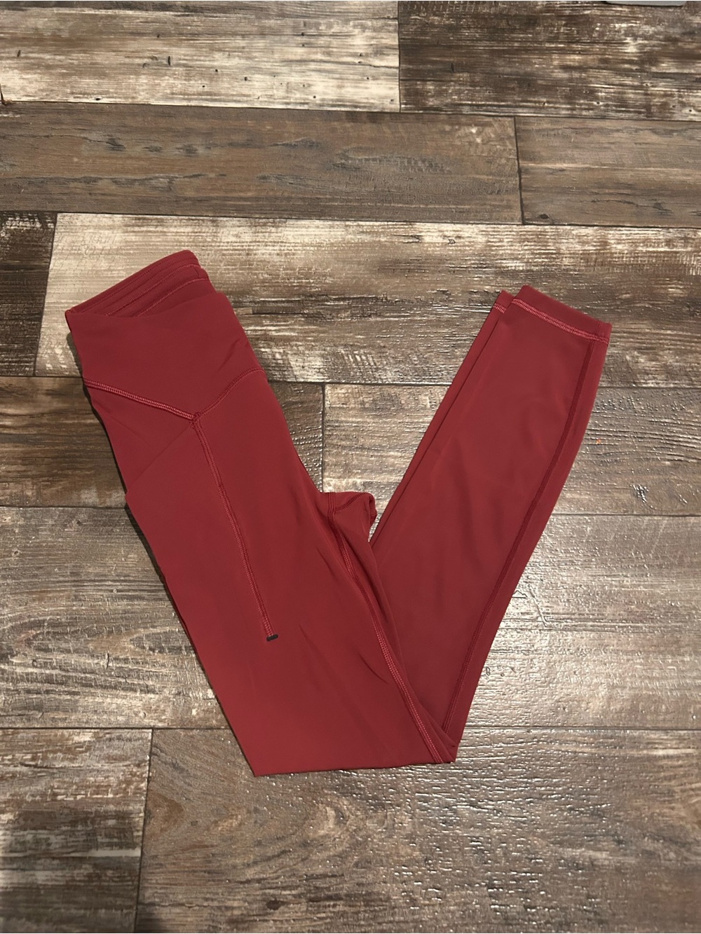 lululemon athletica Deep Red Performance Leggings